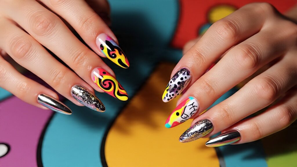 Abstract Expressionist Swirls