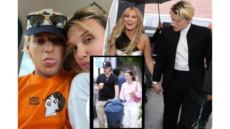 Millie Bobby Brown & Jake Bongiovi Step Out with Their New Baby Girl