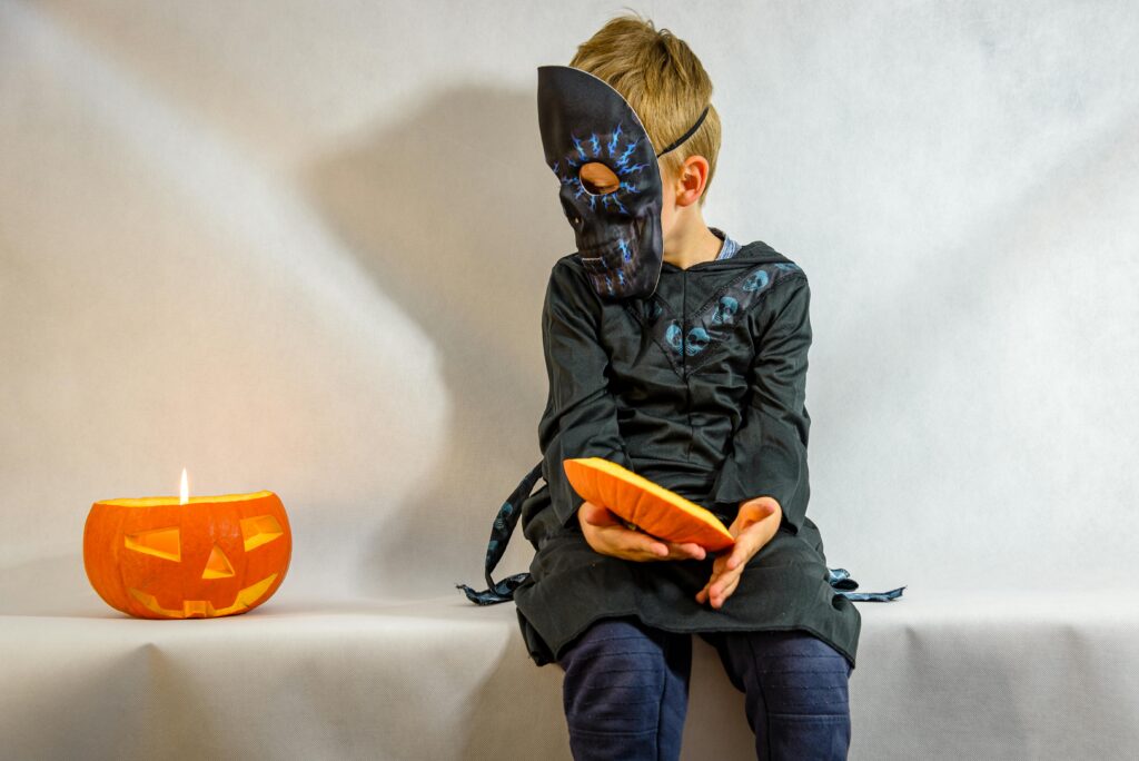 Halloween and mask