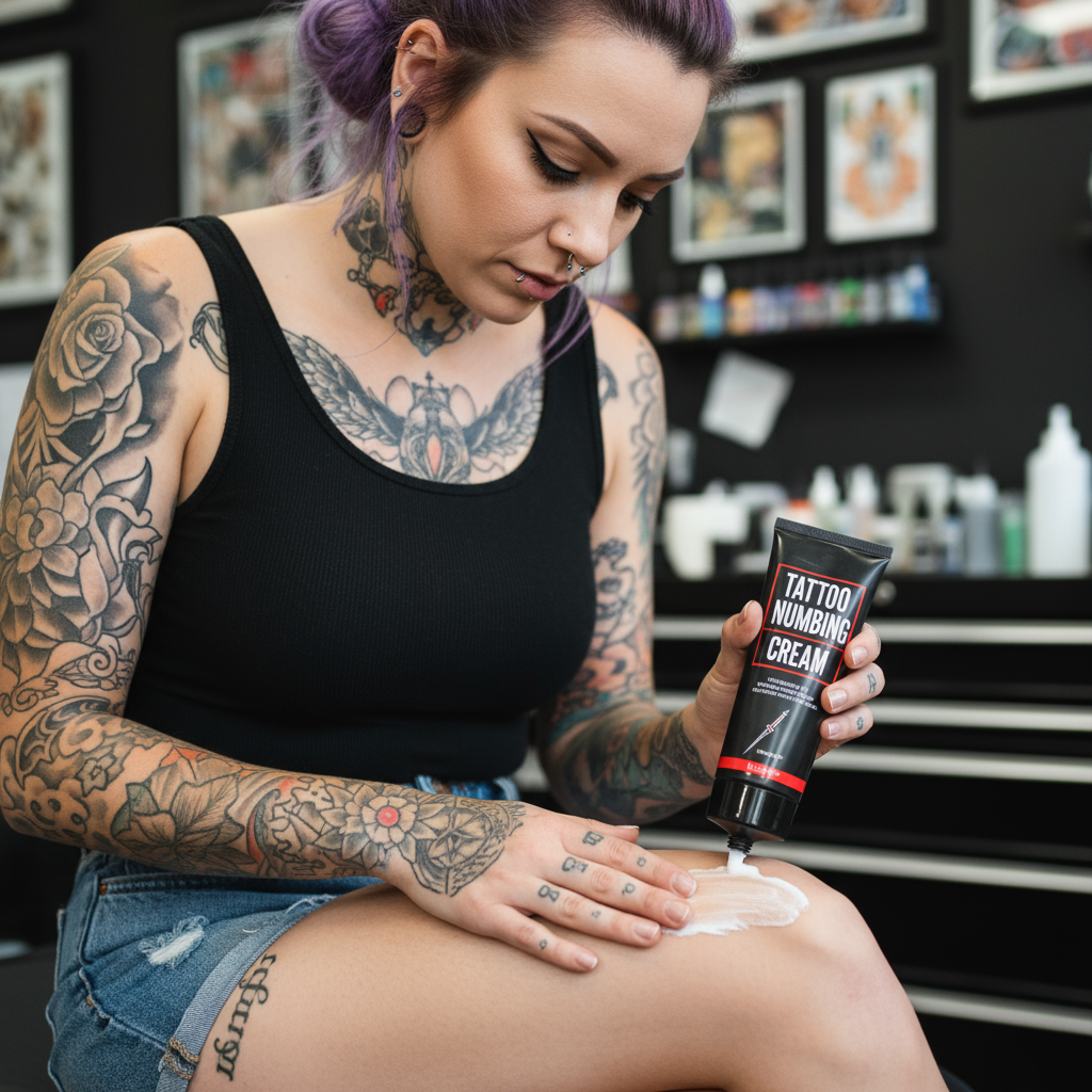 Tattoo numbing creams