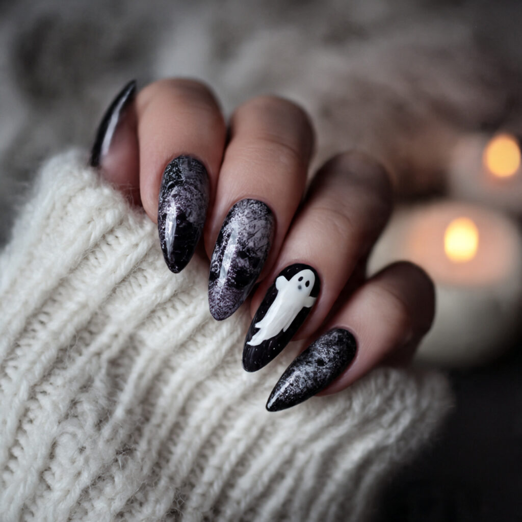 ghostly chic nails